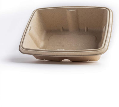 Contenedor 24oz rectangular ecológico 100 pzas