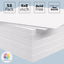 Paquete 50 tableros respaldo blanco 6x8pulg 4 capas