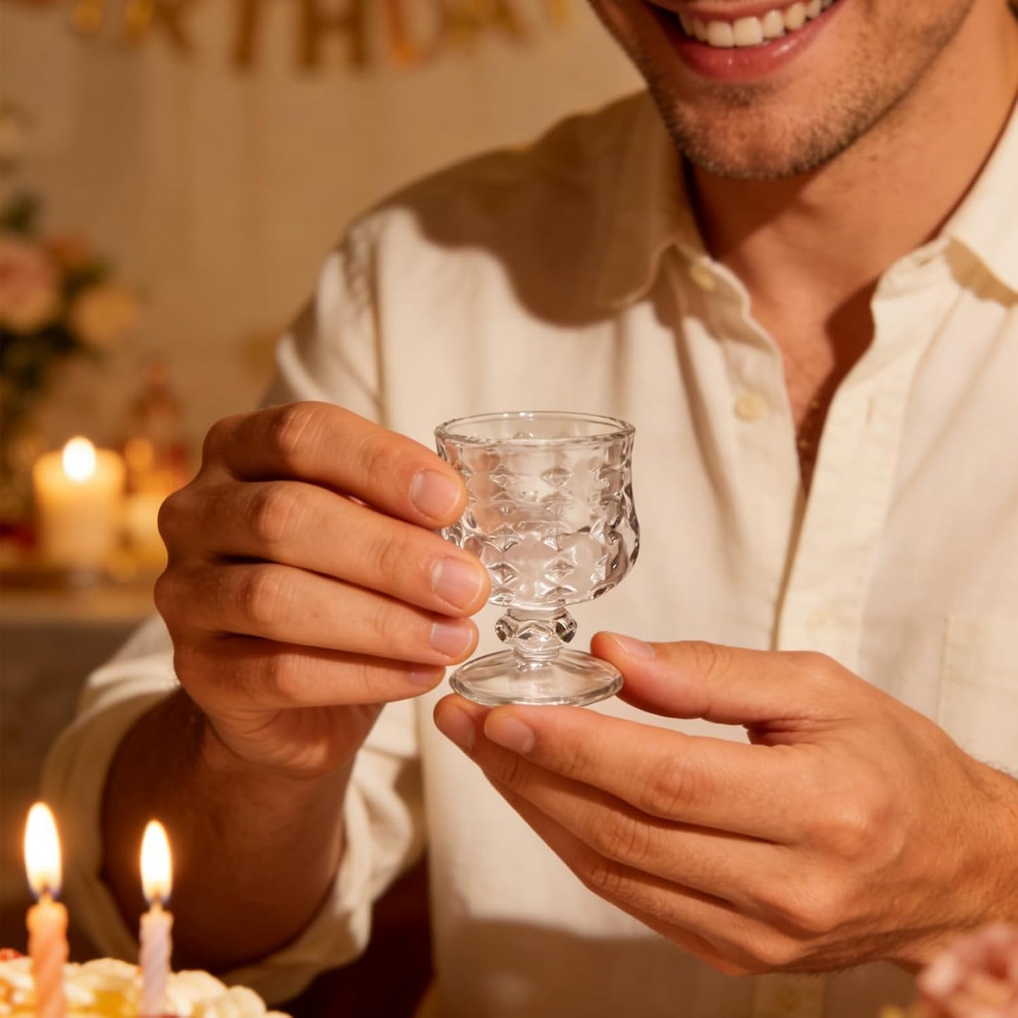 Juego de 6 vasos de chupito estilo clásico sin plomo