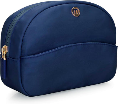 Bolsa maquillaje viaje con cremallera Azul oscuro