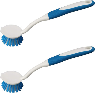 Cepillo para platos cocina fregadero baño mango largo