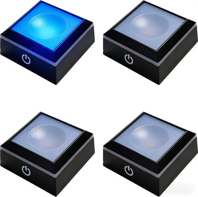 Soporte iluminación coleccionista 1.18pulg batería USB juego 4