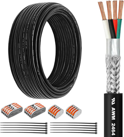 Cable blindado 22/4 AWG cobre puro para CNC y 3D