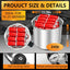 Olla Presión Aluminio 23-25qt Comercial y Doméstico