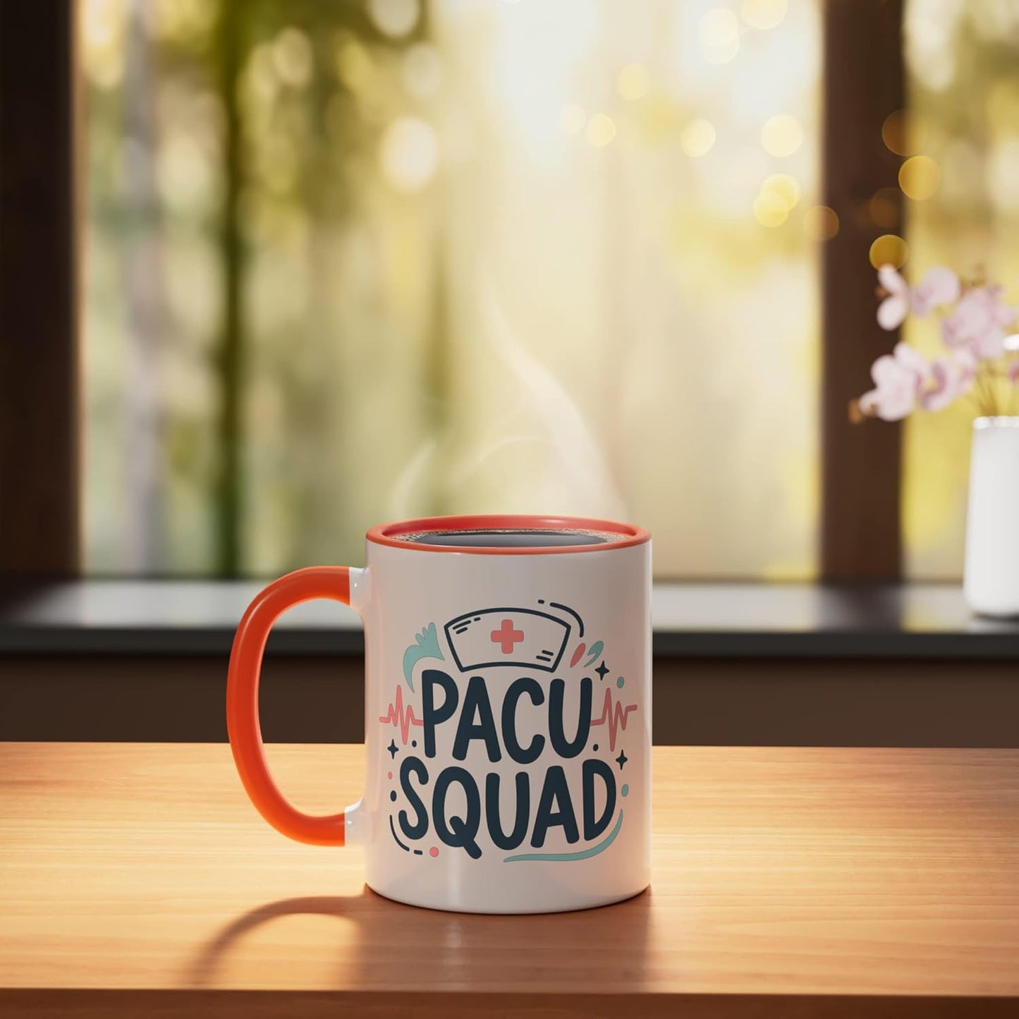 Taza Cerámica Pacu Squad Orange/White