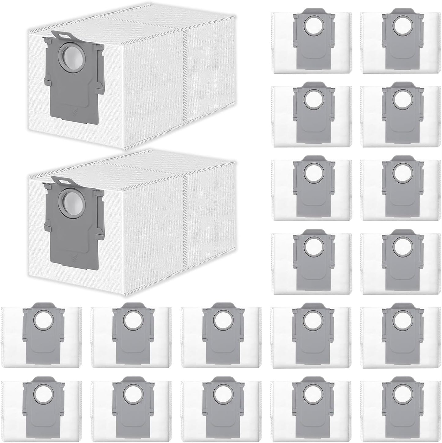 20 Bolsas Vacío 3.0L Repuesto Roborock QV 35A