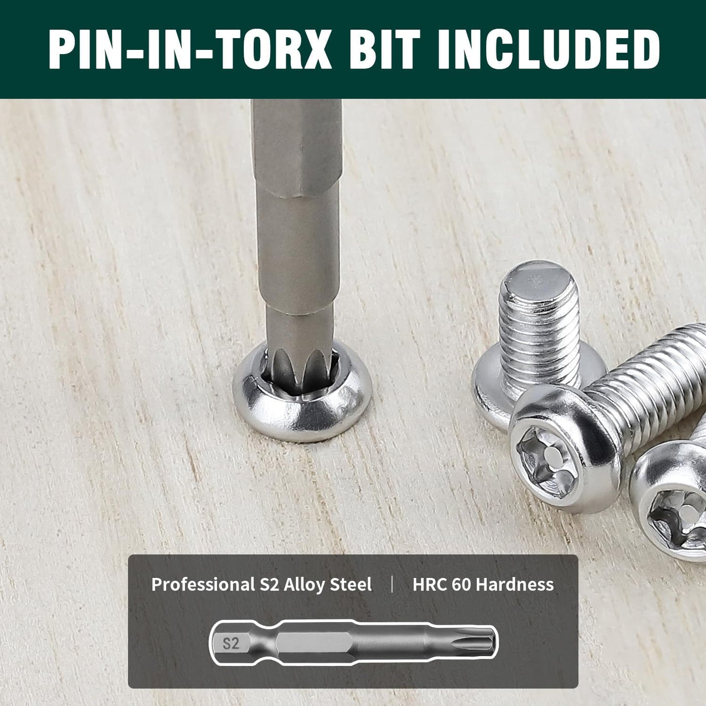 Tornillos Torx M4 con broca acero inox 304 resistentes antirrobo