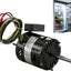Motor ventilador refrigeración 1/12 HP 115/230V 3.3pulg comp