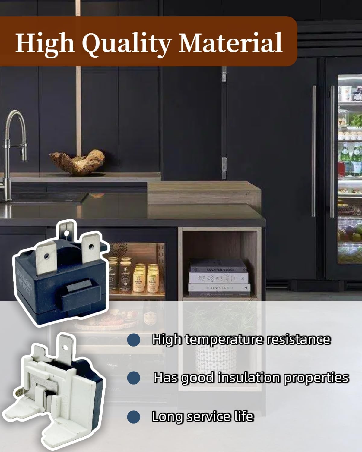 Protector sobrecarga compresor congelador kit relé PTC para True