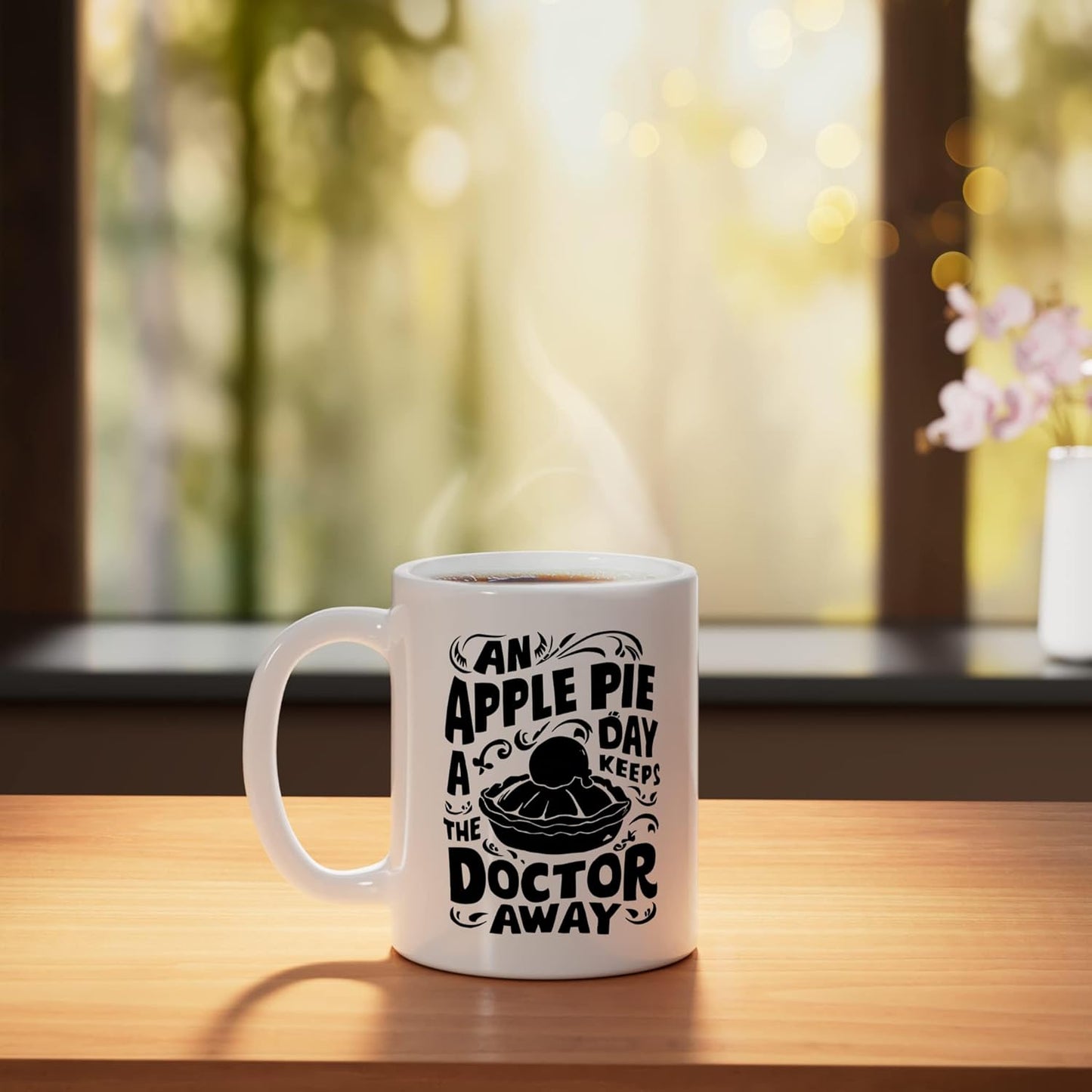 Taza Cerámica para Pastelería Blanca