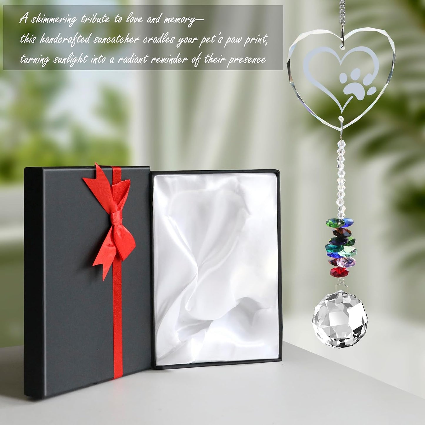 Atrapasoles cristal regalos conmemorativos para mascotas