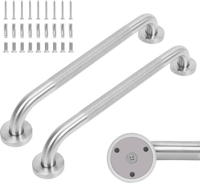 Barra agarre acero inox cepillado 16pulg para discapacitados