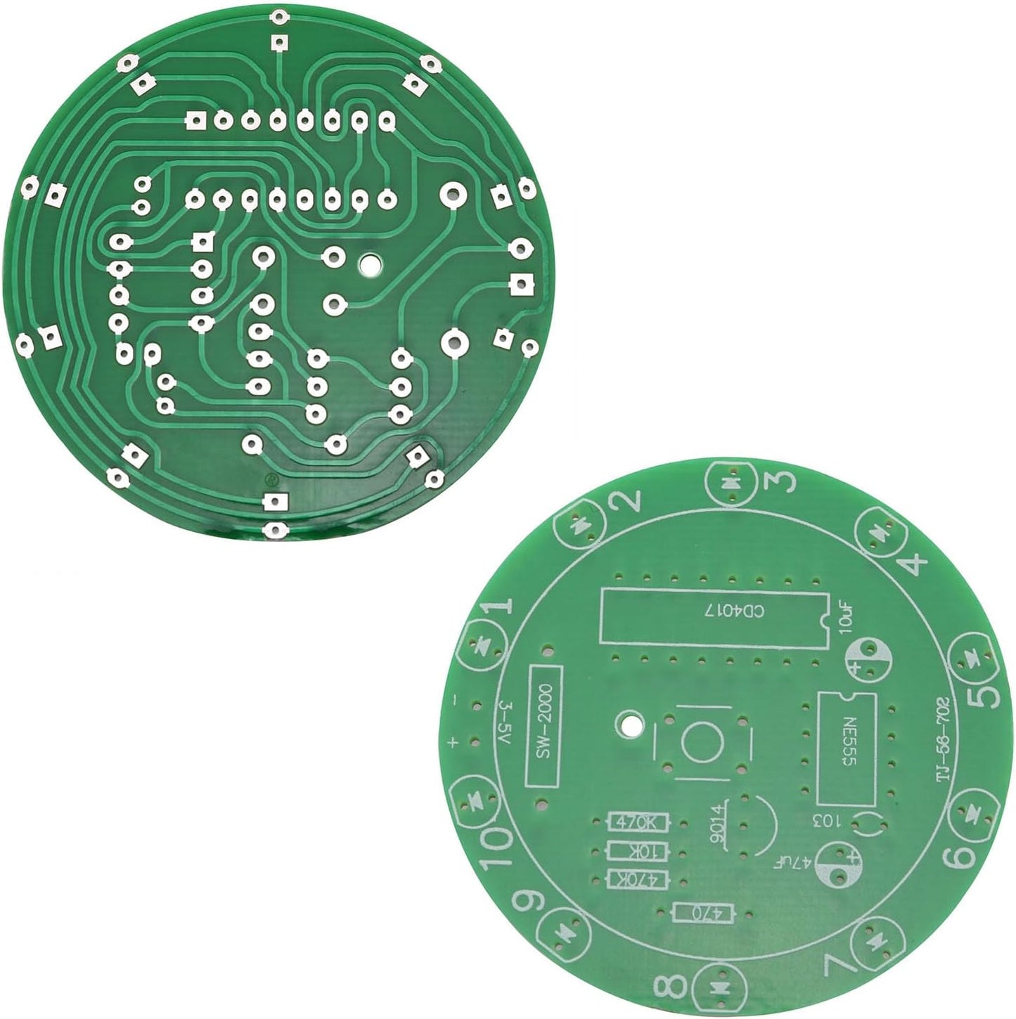Set 2 kits circuito soldadura electrónica para principiantes