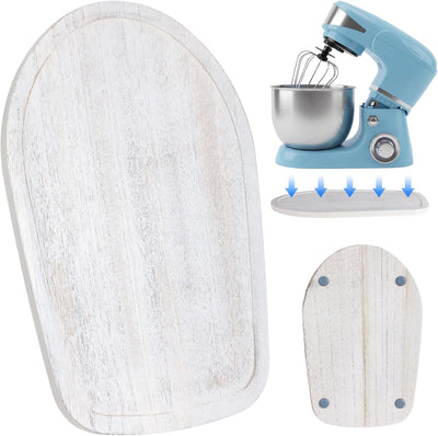 Tapete deslizante compatible Kitchenaid 4.5-5 galones madera blanca rústica