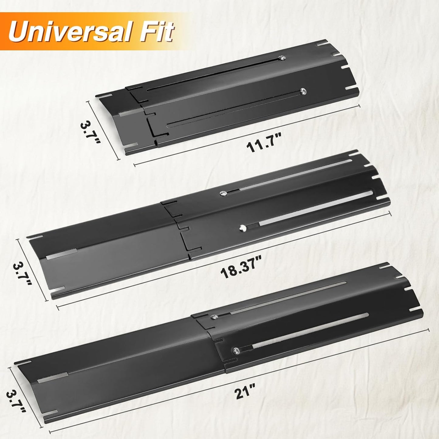 Protector placa térmica repuesto 4 pzas ajustable 11.7pulg