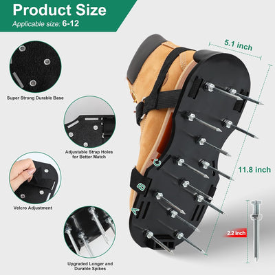 Zapatos aireadores césped correa gancho bucle talla única
