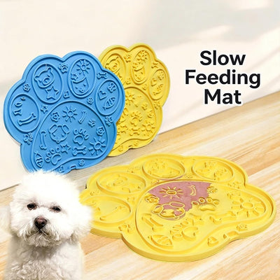 Alfombrilla lamer perros gatos pack 2 ventosas alivio ansiedad