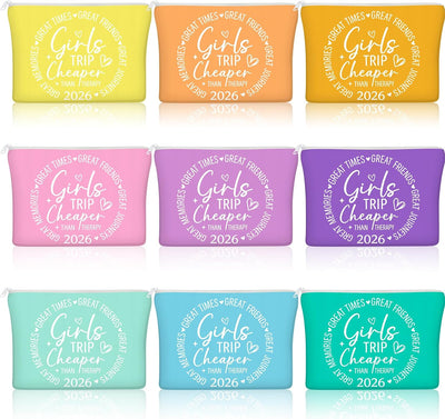 9 Pzas Bolsas Maquillaje Regalo Mujer Boda Día Madre