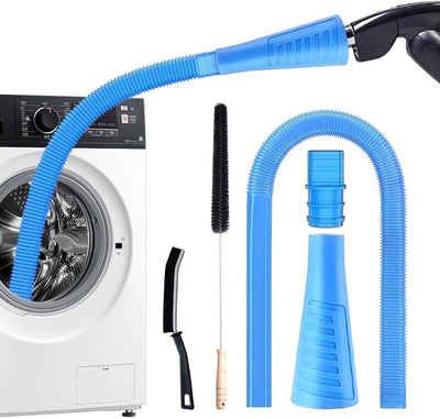 Kit limpiador ventilación secadora 5 pzas cepillo flexible azul