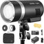 Luz estroboscópica exterior 300W TTL HSS bicolor batería litio