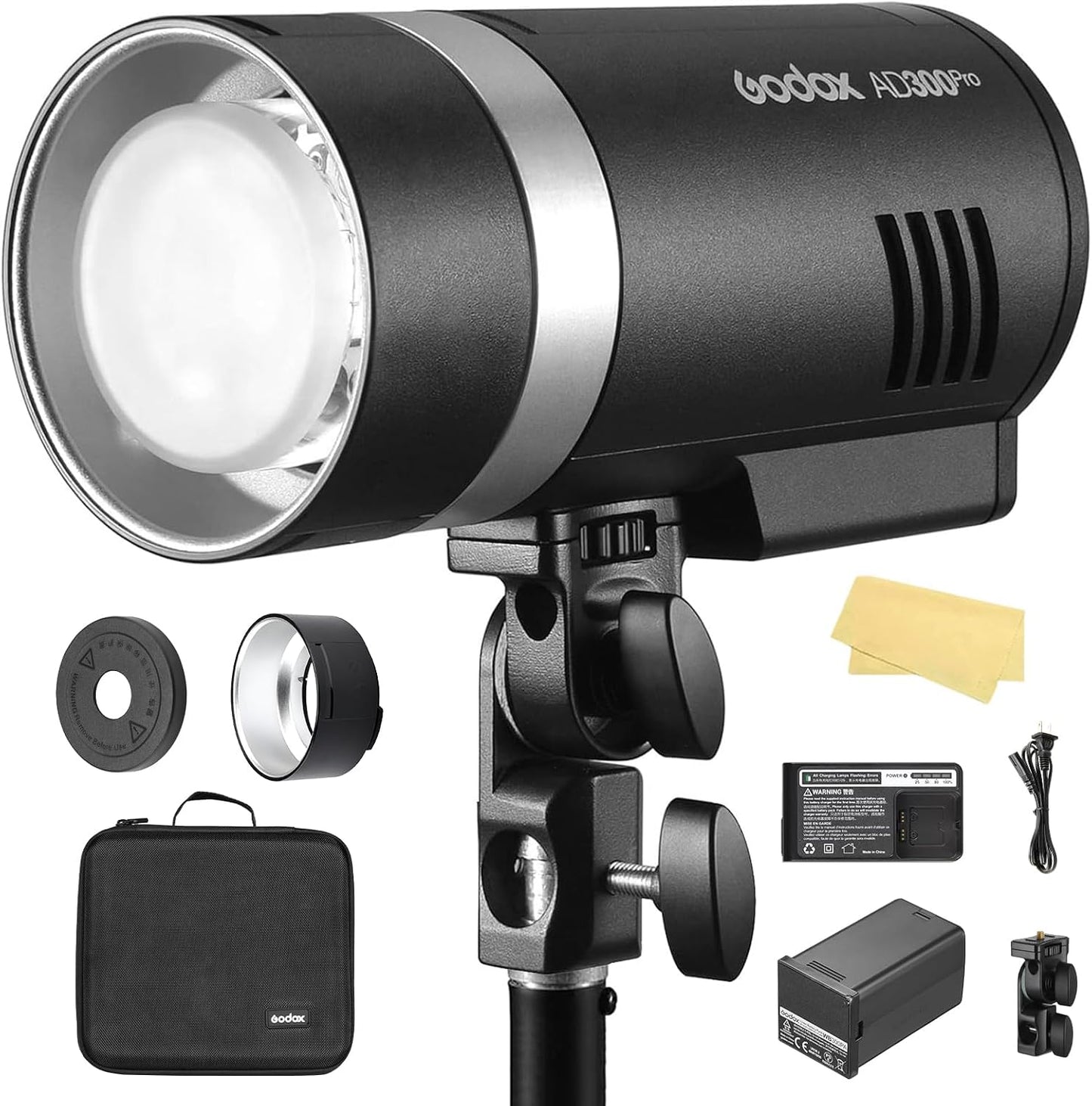 Luz estroboscópica exterior 300W TTL HSS bicolor batería litio