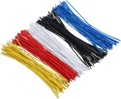 250 Lazos Giratorios 6pulg Plástico Metal para Bolsas