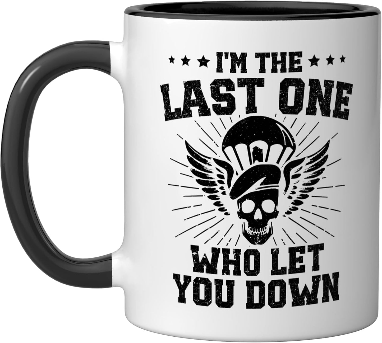 Taza de cerámica Airborne Rigger The Last Who Let You Down