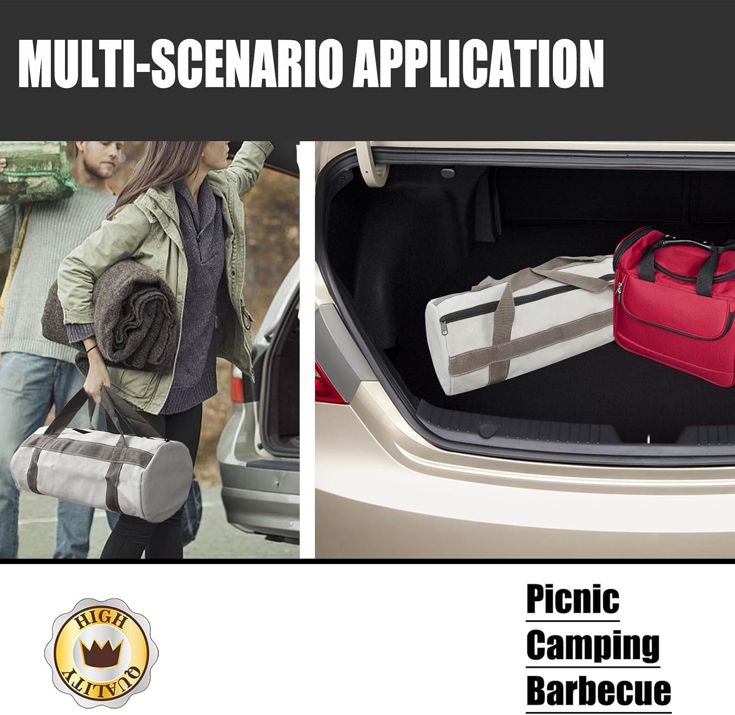 Bolsa herramientas parrilla almacenamiento transporte campamento