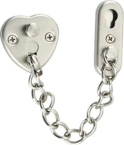 Cerradura puerta acero inox forma corazón ajustable seguridad niños