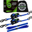 Correas trinquete retráctiles 1500lb azul