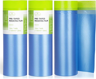 Película adhesiva precintada 70x66ft 3 rollos