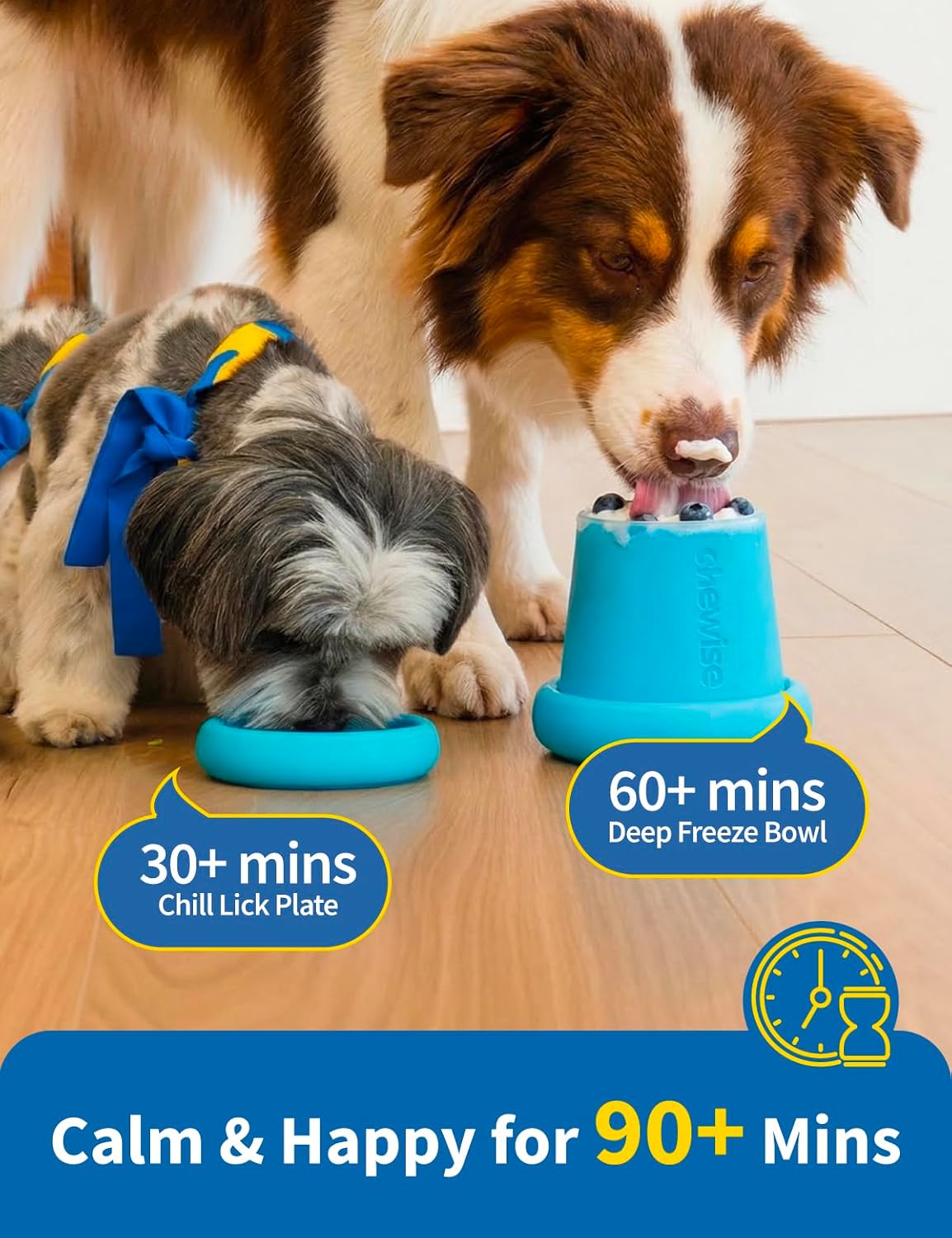 Cuenco congelable 2en1 para perros TPU duradero tapete lamer