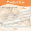 Set 8 cuchillas acero inox dentadas con protector para pan casero
