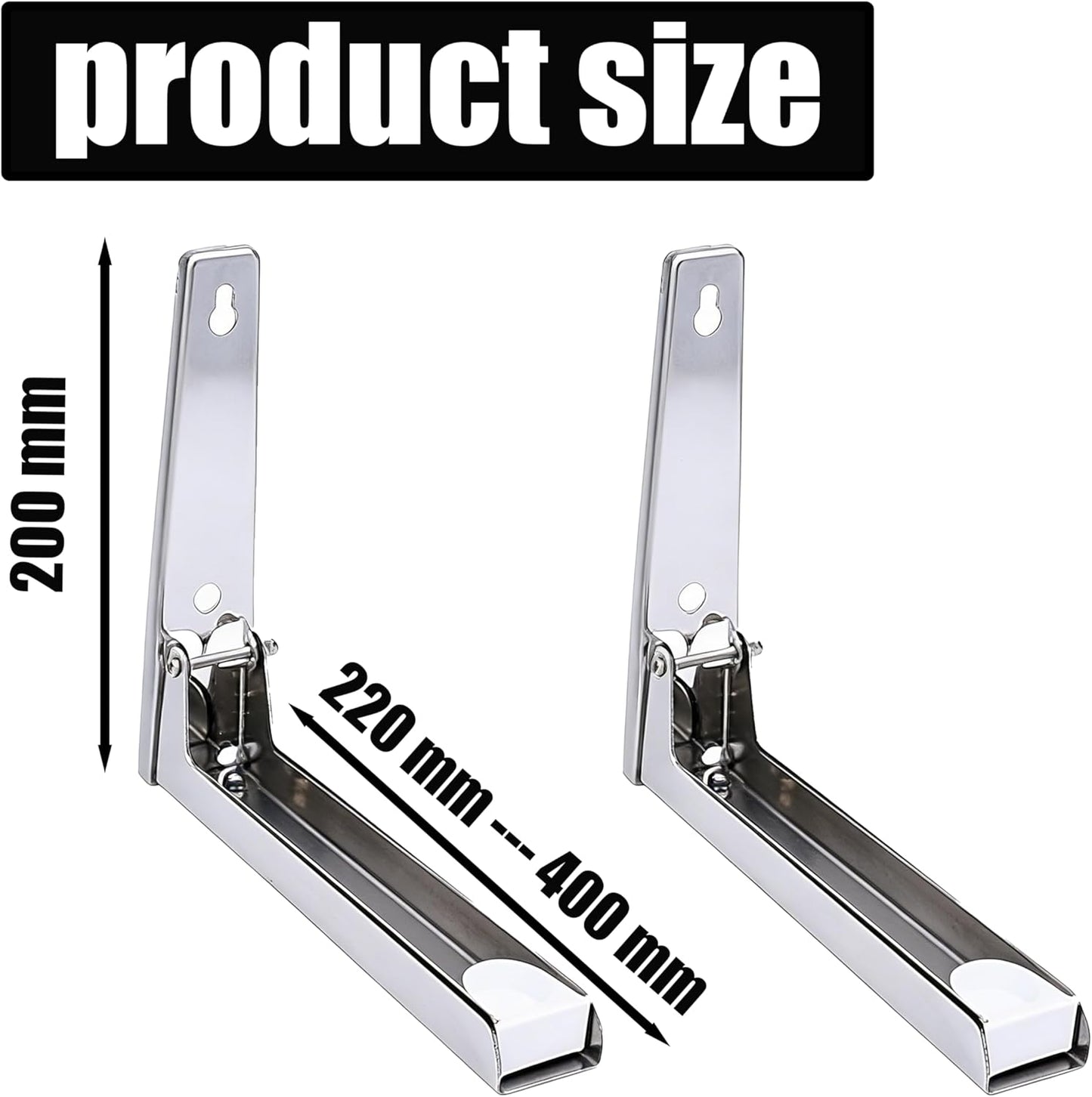 Soporte pared microondas acero almacenamiento cocina