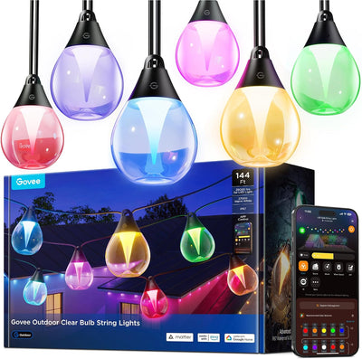 Tira luces RGBWIC exteriores 144ft 45 LED IP67