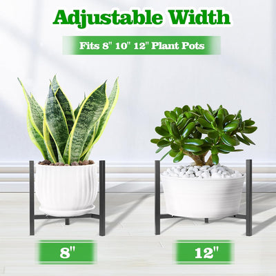 Soporte plantas ajustable metal resistente