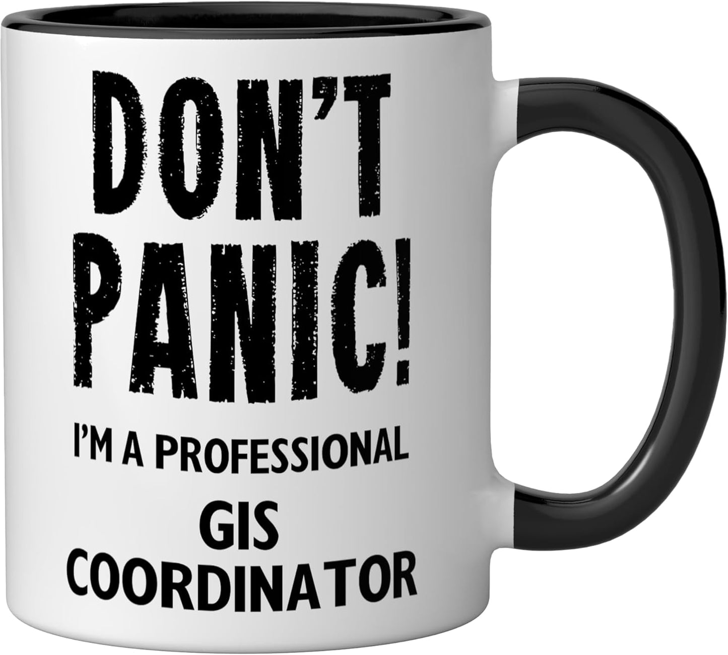 Taza Cerámica GIS Coordinator Negro/Blanco