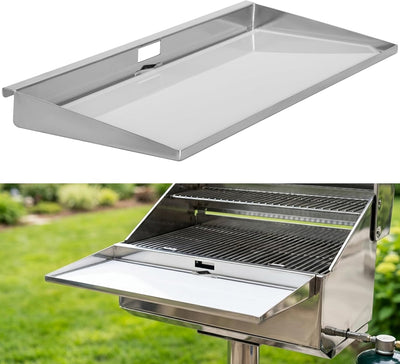 Estante marino con tabla cortar acero inox para parrilla 9x18pulg