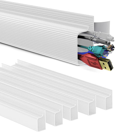 6 Pzas Organizador Cables 15.7pulg Protege Niños Mascotas