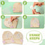 Juego 12 tarjetas hitos bebé con números intercambiables madera