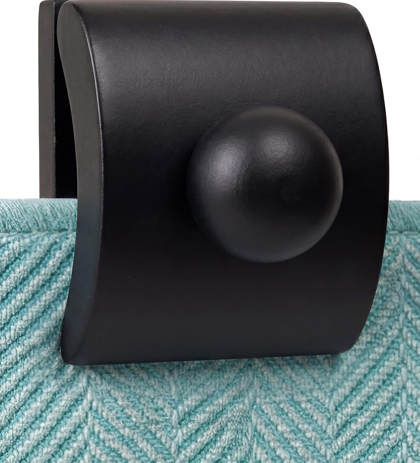 4 Perchas Tapiz Pared Ajustable Resistente Negro