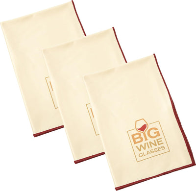Paño microfibra para pulir copas de vino brillo sin rayas