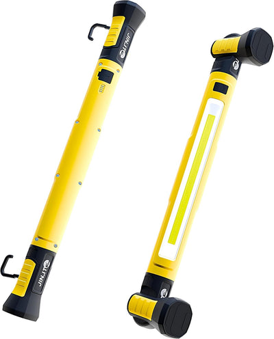 Luz magnética LED recargable 3000 lúmenes taller garaje amarillo