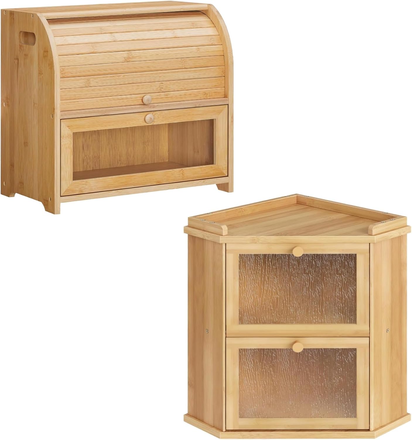 Cajón de pan madera gran capacidad para cocina y comedor