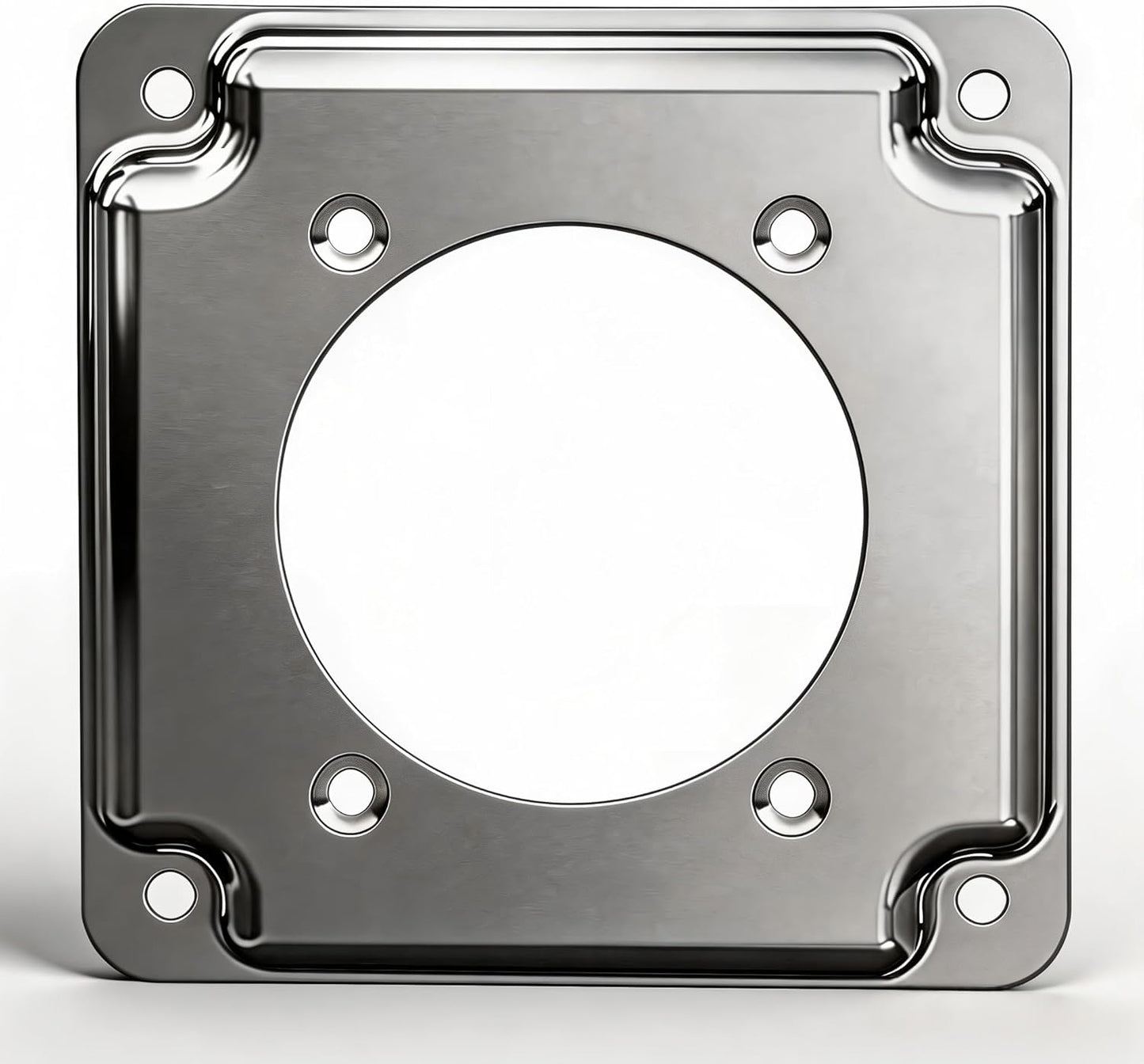 Cubierta cuadrada acero 4pulg para enchufe NEMA 14-50
