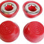 Tapacubos comp Red Wagon para acero y madera 1/2pulg roja
