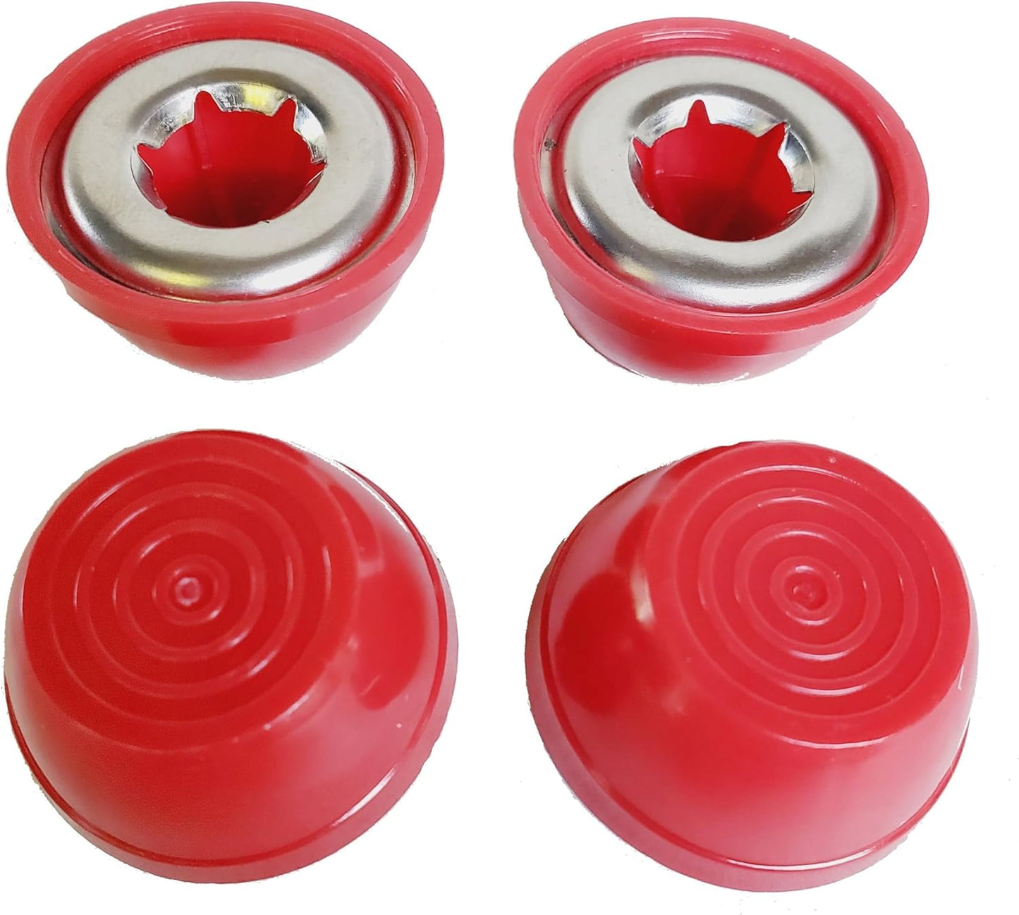 Tapacubos comp Red Wagon para acero y madera 1/2pulg roja