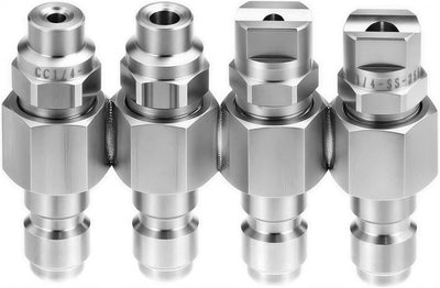 Kit puntas boquilla lavadora 4en1 acero inox 304