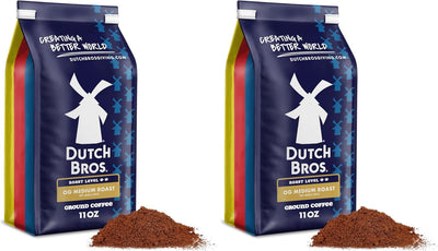 Café molido Dutch Bros OG tostado medio bolsa 11 oz paquete 2