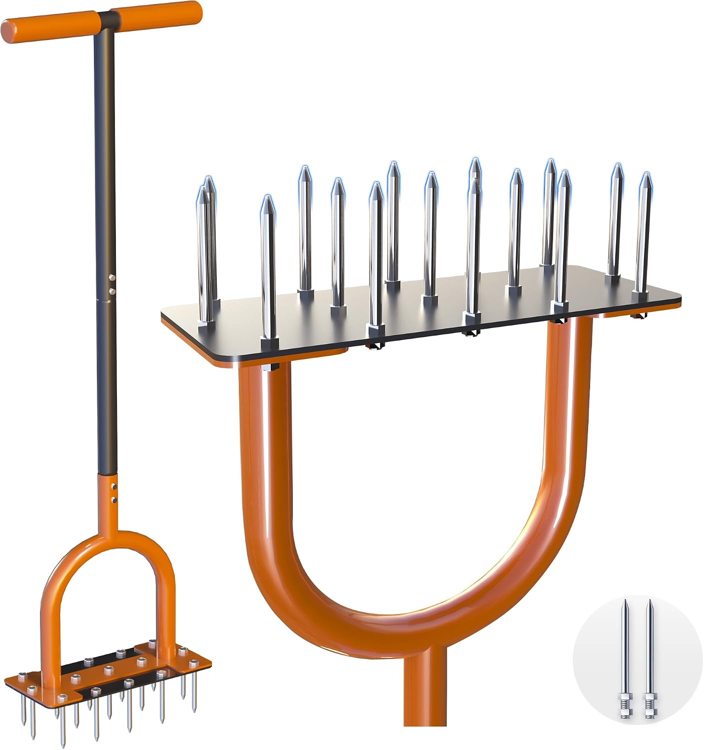 Aireador césped 39pulg 15 picos acero industrial
